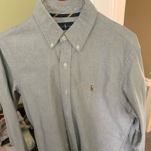 Polo Button Up, Grey.